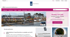 Desktop Screenshot of cpb.nl