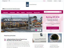 Tablet Screenshot of cpb.nl